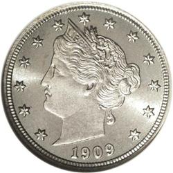 1909 5C PR68 NGC. The design elements are sharply brou