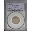 Image 1 : 1913-D 5C Type Two MS64 PCGS. This smooth olive-brown