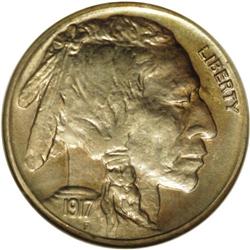 1917-S 5C MS66 NGC. Lilac, apricot, and lemon colors