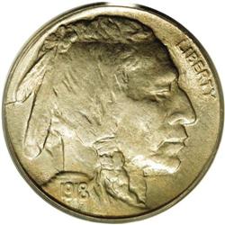 1918-S 5C MS64 PCGS. Both sides of this near-Gem displ