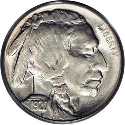 1920-S 5C MS64 PCGS. Untoned with remarkably lustrous