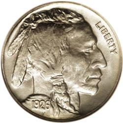 1926 5C MS67 NGC. Sharply struck with satiny luster an