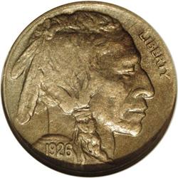 1926-S 5C AU58 NGC. A boldly struck example of this Bu