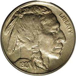 1927-S 5C MS63 PCGS. Fairly well struck for this diffi