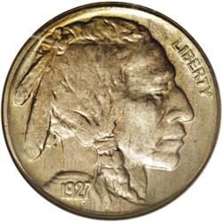 1927-S 5C MS64 NGC. Ex: Richmond Collection. Due to th