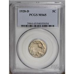 1928-D 5C MS65 PCGS. This is a lovely example with bri