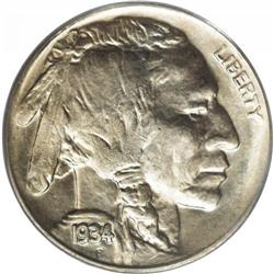 1934-D 5C MS66 PCGS. One of the better known strike ra