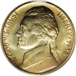 1938-D 5C MS68 PCGS. Incredible original iridescent ra