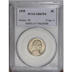 1939 5C MS67 Full Steps PCGS. This Superb Gem is fully