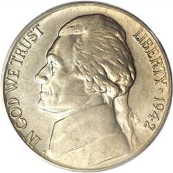 1942-D 5C D Over Horizontal D MS64 PCGS. FS-027. Well