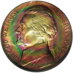 1945-P 5C MS67 S NGC. The value and desirability of t