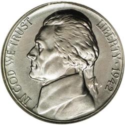 1942 5C Type One PR68 NGC. Pale blue-gray color with l