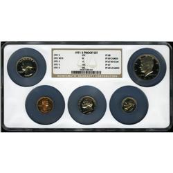 1971 5C No S PR69 Cameo NGC. Part of a Five-Piece NGC-