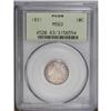 Image 1 : 1831 10C MS63 PCGS. JR-3, R.1. Medium rose coloration 1831[10C] MS63 PCGS.