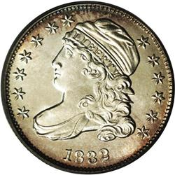 1832 10C MS65 PCGS. JR-6, R.3. A slightly scarcer vari 1832[10C] MS65 PCGS.