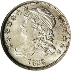 1833 10C MS66 NGC. JR-4, R.1. As with the few other Mi 1833[10C] MS66 NGC.