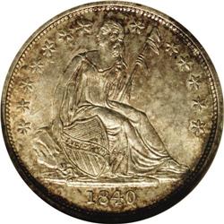 1840 10C No Drapery MS65 NGC. The obverse of this brie 1840[10C] No Drapery MS65 NGC.