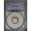 Image 1 : 1843 10C MS64 PCGS. A fully lustrous near-Gem example 1843[10C] MS64 PCGS.