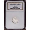 Image 1 : 1875-CC 10C Mintmark Below Bow MS65 NGC. This stellar 1875-CC[10C] Mintmark Below Bow MS65 NGC.