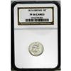 Image 3 : 1873 10C Arrows PR66 Cameo NGC. This is a gorgeous came 1873[10C] Arrows PR66 Cameo NGC.