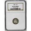 Image 1 : 1882 10C PR66 Cameo NGC. A bright silver Cameo example 1882[10C] PR66 Cameo NGC.