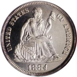 1884 10C PR68 Cameo NGC. Frosty devices provide obviou 1884[10C] PR68 Cameo NGC.