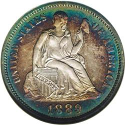 1889 10C PR67 NGC. This is an extraordinary coin both 1889[10C] PR67 NGC.