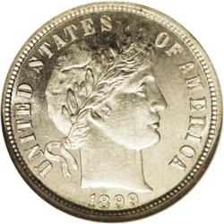 1899-S 10C MS65 Prooflike NGC. This is a fully proofli 1899-S[10C] MS65 Prooflike NGC.