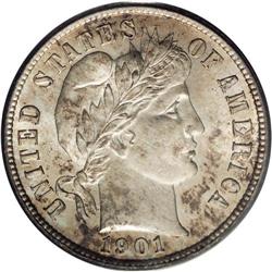 1901-S 10C MS66 PCGS. Among the general series of Barb 1901-S[10C] MS66 PCGS.