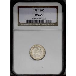 1911 10C MS65 NGC. A frosty Gem with sharp design elem 1911[10C] MS65 NGC.