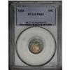 Image 1 : 1893 10C PR65 PCGS. Delicate cobalt-blue, lavender, an 1893[10C] PR65 PCGS.