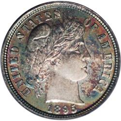 1895 10C PR66 PCGS. The 1895 dime has always been reco 1895[10C] PR66 PCGS.