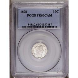 1898 10C PR66 Cameo PCGS. Although given the Cameo des 1898[10C] PR66 Cameo PCGS.