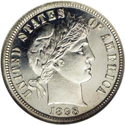 1898 10C PR67 Cameo NGC. A lovely, glittering proof ex 1898[10C] PR67 Cameo NGC.