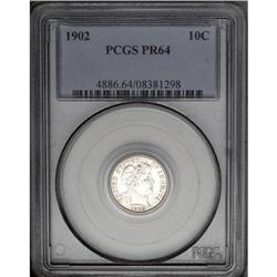 1902 10C PR64 PCGS. Proof Barber dimes appear to be on 1902[10C] PR64 PCGS.