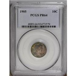 1905 10C PR64 PCGS. A glittering near-Gem quality proo 1905[10C] PR64 PCGS.