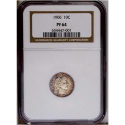 1906 10C PR64 NGC. Sharply struck with abundant reflec 1906[10C] PR64 NGC.