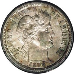 1909 10C PR66 PCGS. A popular date for type collectors 1909[10C] PR66 PCGS.