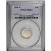 Image 1 : 1920-D 10C MS64 PCGS. A satiny Mint State example with 1920-D[10C] MS64 PCGS.