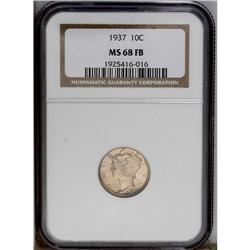 1937 10C MS68 Full Bands NGC. This is a stunning and s 1937[10C] MS68 Full Bands NGC.