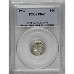 1936 10C PR66 PCGS. Crisply struck and pristine, with 1936[10C] PR66 PCGS.