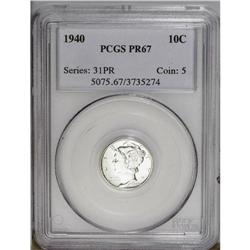 1940 10C PR67 PCGS.From The Indiana Undertaker Collect 1940[10C] PR67 PCGS.