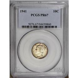 1941 10C PR67 PCGS. A gorgeous Superb Gem proof exampl 1941[10C] PR67 PCGS.