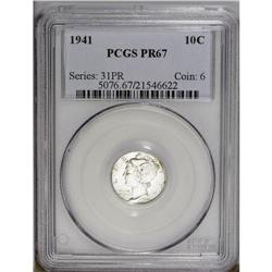 1941 10C PR67 PCGS.From The Indiana Undertaker Collect 1941[10C] PR67 PCGS.