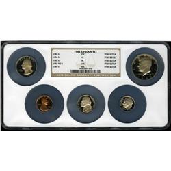 1983 10C No S PR69 Ultra Cameo NGC. 1983[10C] No S PR69 Ultra Cameo NGC. Part of a Five-Piece NGC-Ce