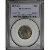 Image 3 : 1875-CC 20C MS65 PCGS. A satiny, well preserved coin t 1875-CC[20C] MS65 PCGS.