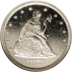 1877 20C PR66 Cameo NGC. Flashy surfaces are completel 1877[20C] PR66 Cameo NGC.