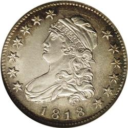 1818 25C MS60 NGC. B-2, R.1. This variety is easily sp 1818[25C] MS60 NGC.