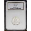 Image 1 : 1843-O 25C AU58 NGC. Small O. Briefly circulated like 1843-O[25C] AU58 NGC.