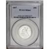 Image 1 : 1857 25C MS64 PCGS. This highly lustrous, untoned near 1857[25C] MS64 PCGS.